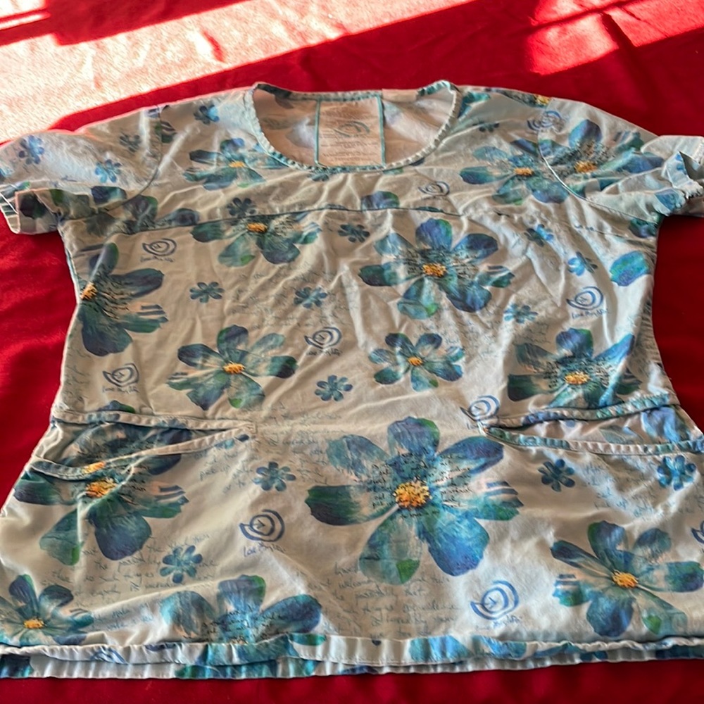 Love This Life Scrub Top